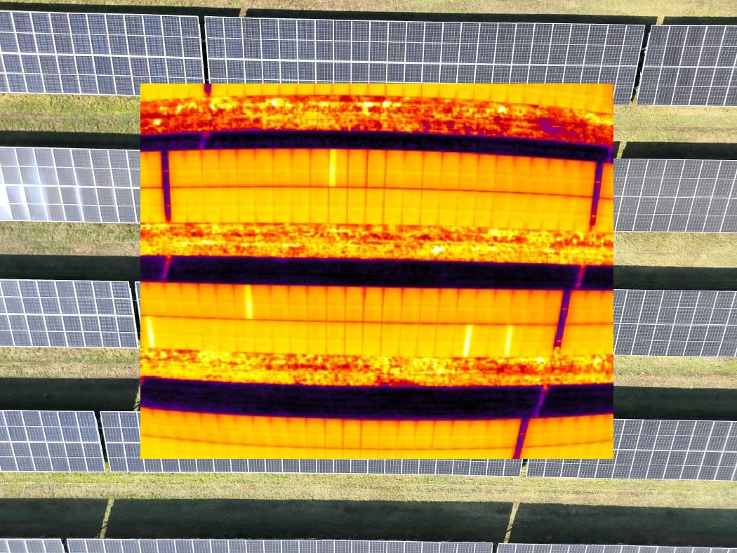 diode anomaly in the thermal inspection image